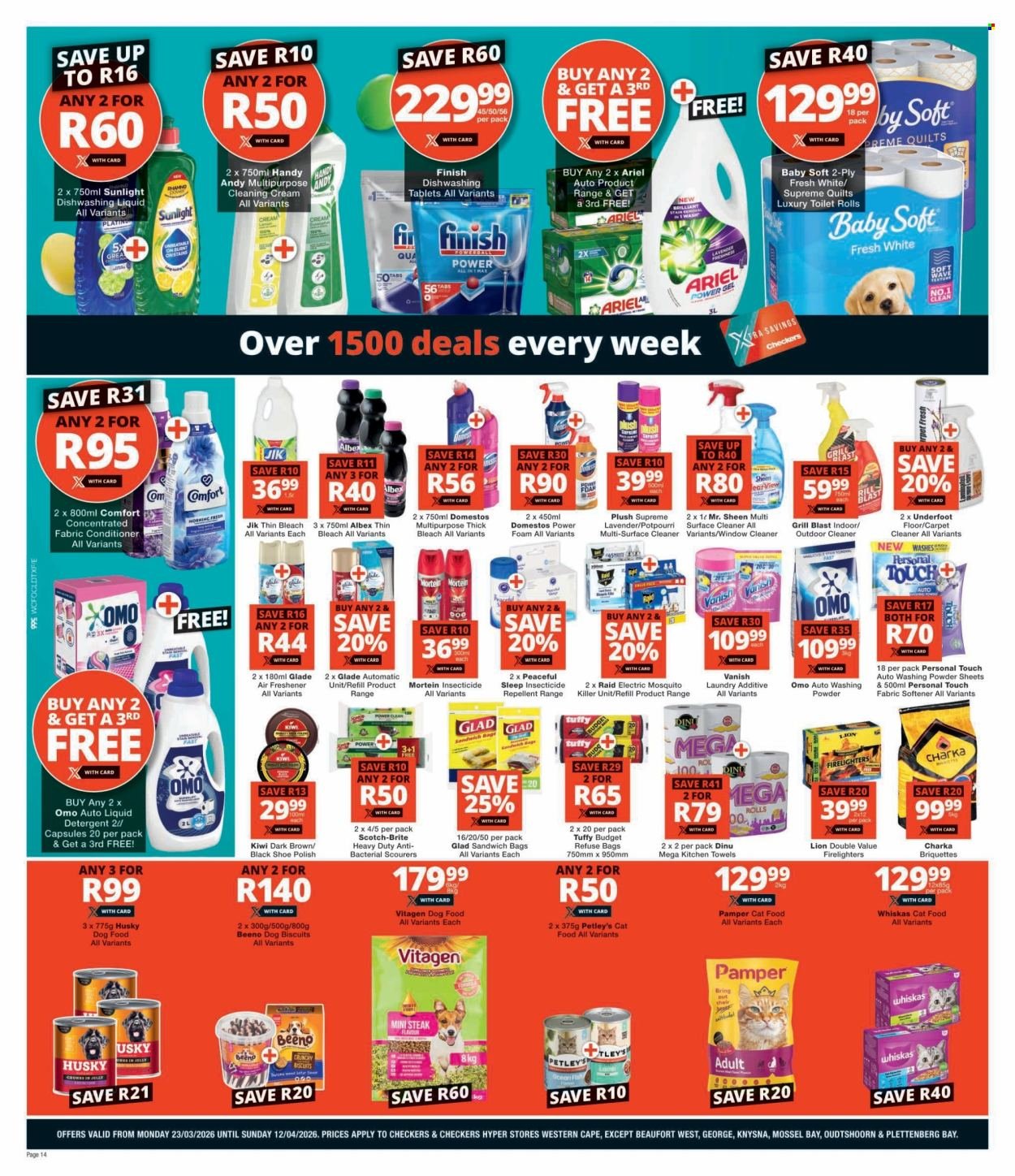 CHECKERS specials - March Month-End Promotion (2026-03-23 - 2026-04-12) | 14