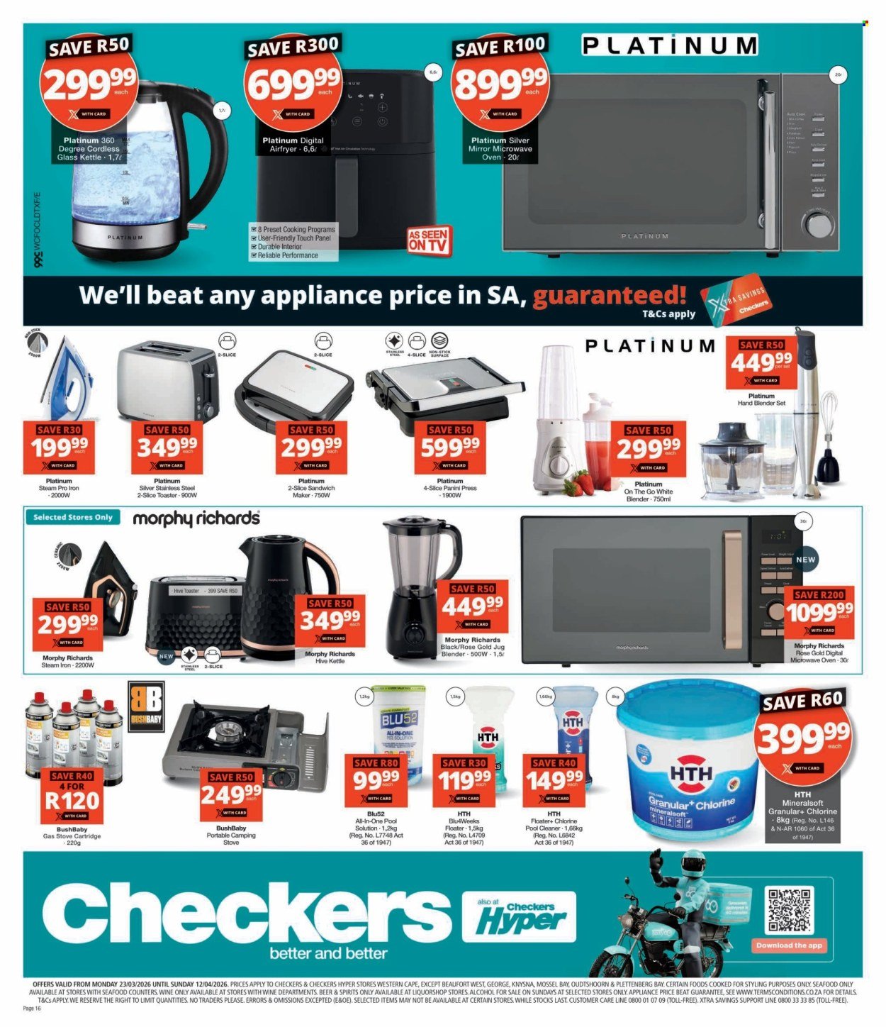 CHECKERS specials - March Month-End Promotion (2026-03-23 - 2026-04-12) | 16