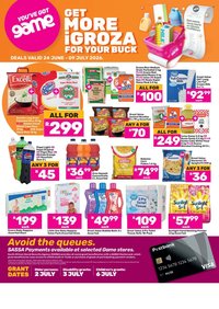 GAME specials - Get More iGroza For Your Buck
