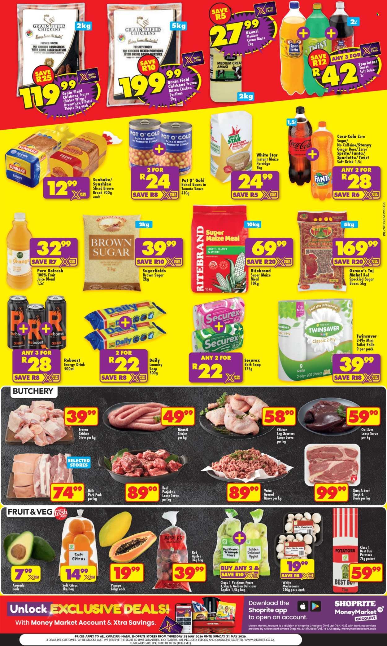 SHOPRITE specials - Low Price Bonanza KwaZulu Natal (2026-05-28 - 2026-05-31) | 2