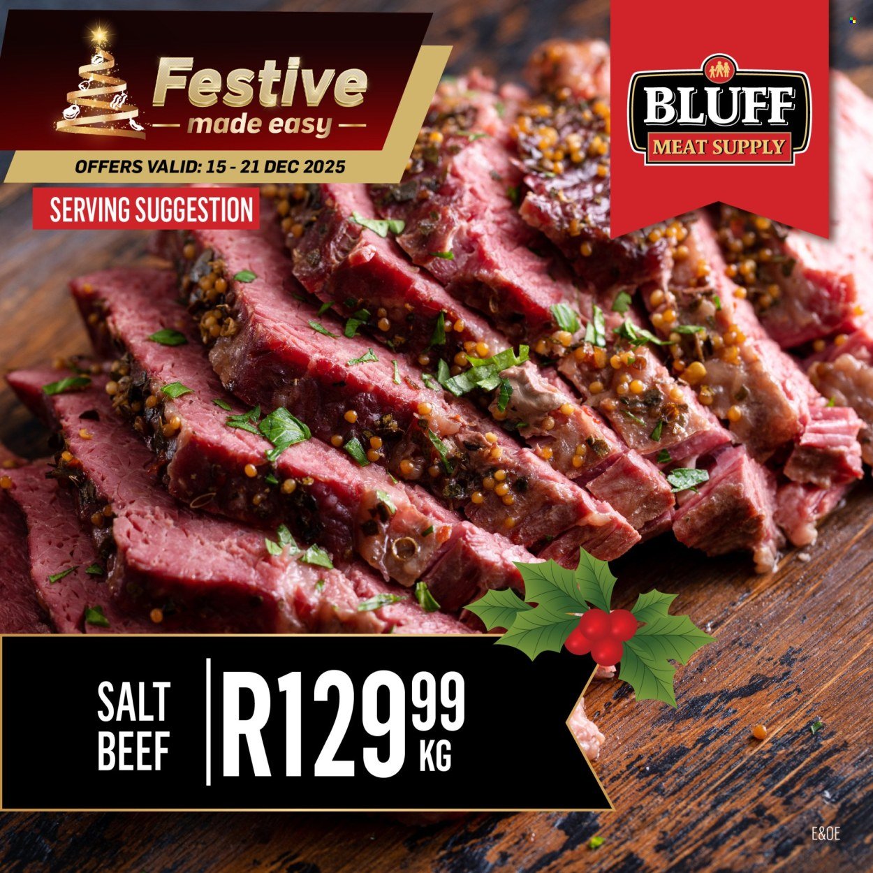 BLUFF MEAT SUPPLY specials - From Monday 15 Dec 2025 (2025-12-15 - 2025-12-21) | 7