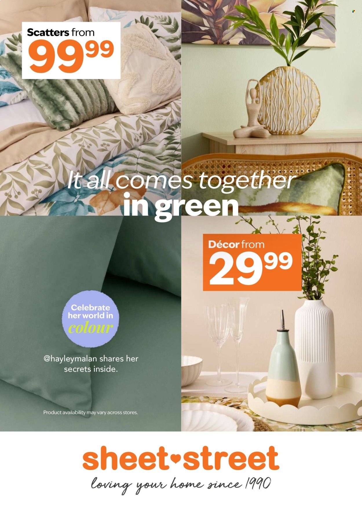 SHEET STREET specials - It all comes together in green (2025-08-01 - 2025-08-31) | 1
