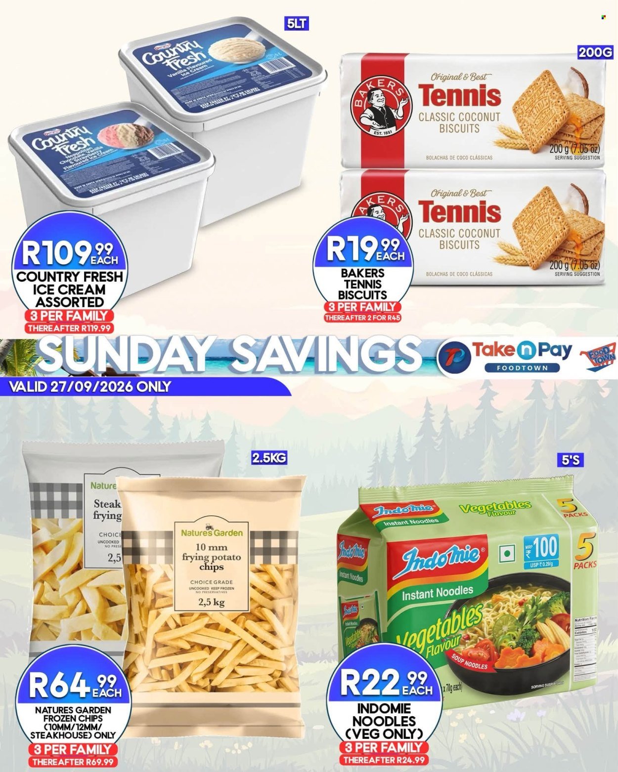 TAKE N PAY specials - From Sunday 27 Sept 2026