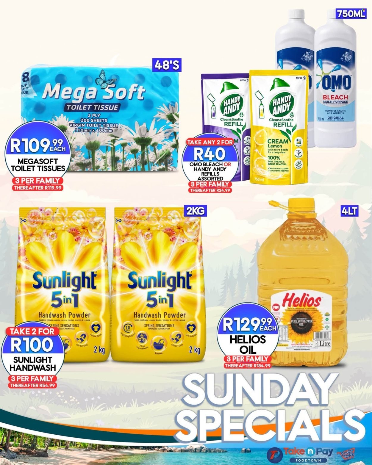TAKE N PAY specials - From Sunday 27 Sept 2026