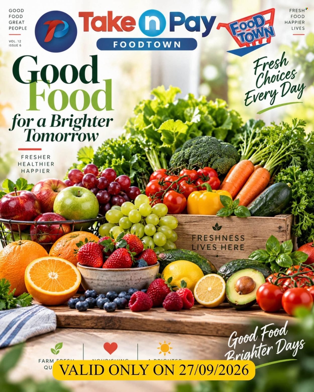 TAKE N PAY specials - From Sunday 27 Sept 2026