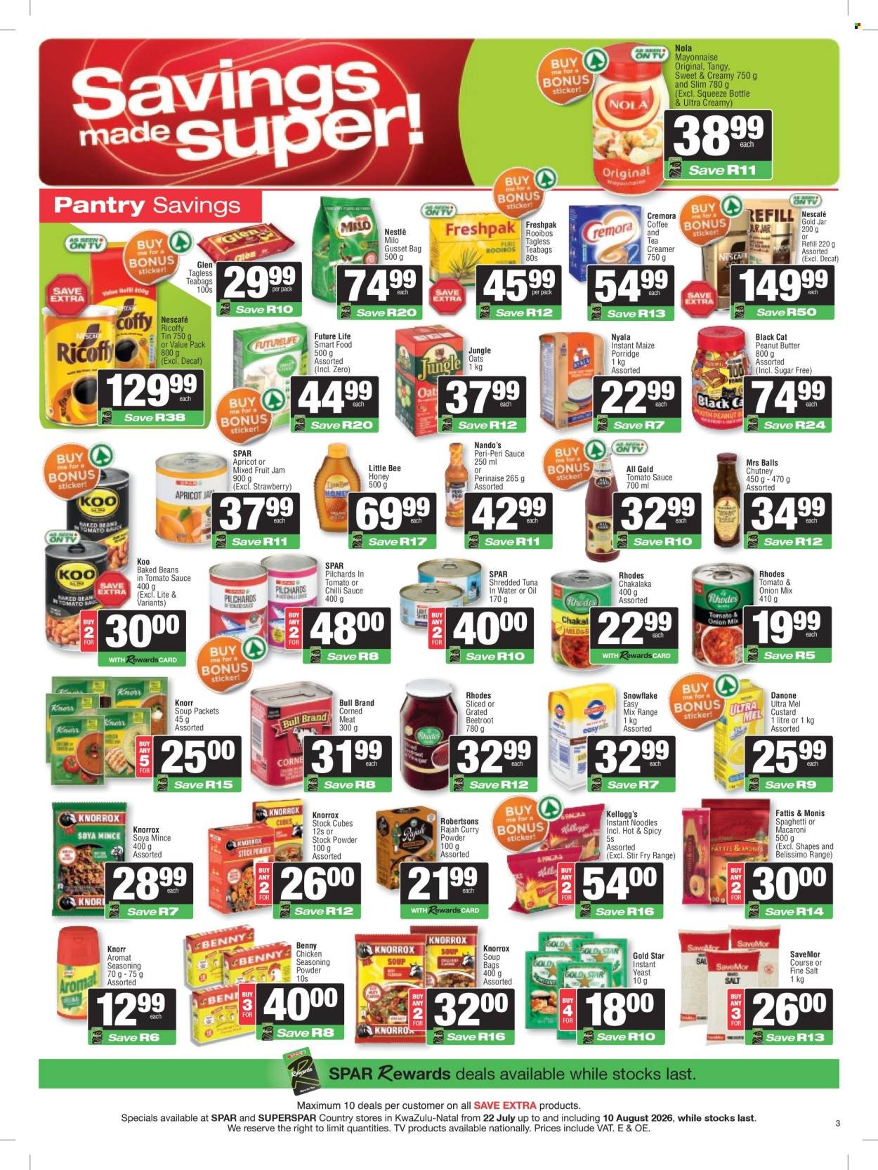 SPAR specials - Store Specials