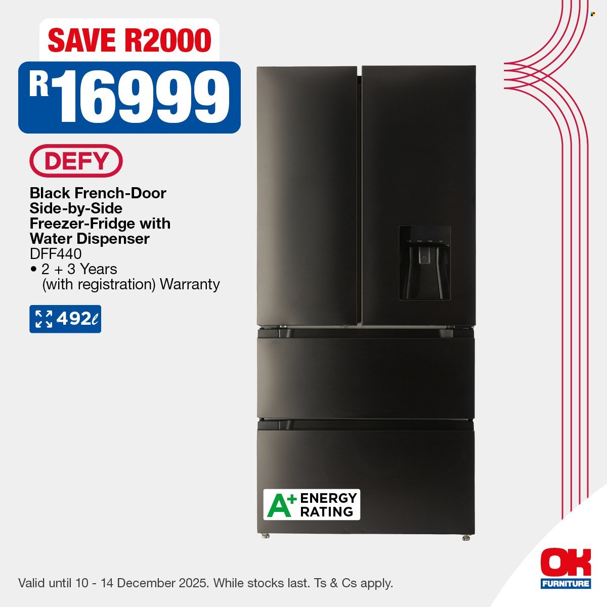 OK FURNITURE specials - From Wednesday 10 Dec 2025 (2025-12-10 - 2025-12-14) | 2
