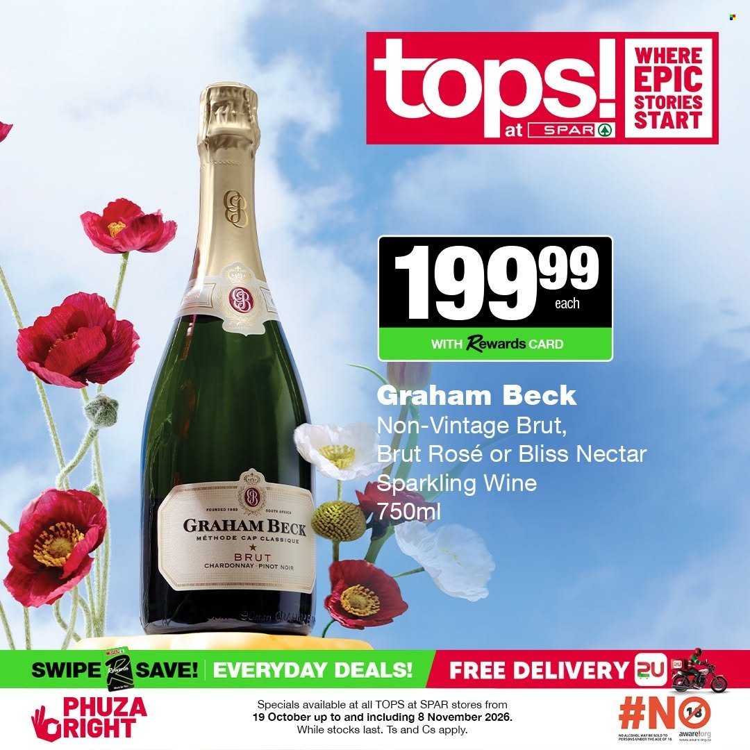 TOPS AT SPAR specials - Good times start with great deals