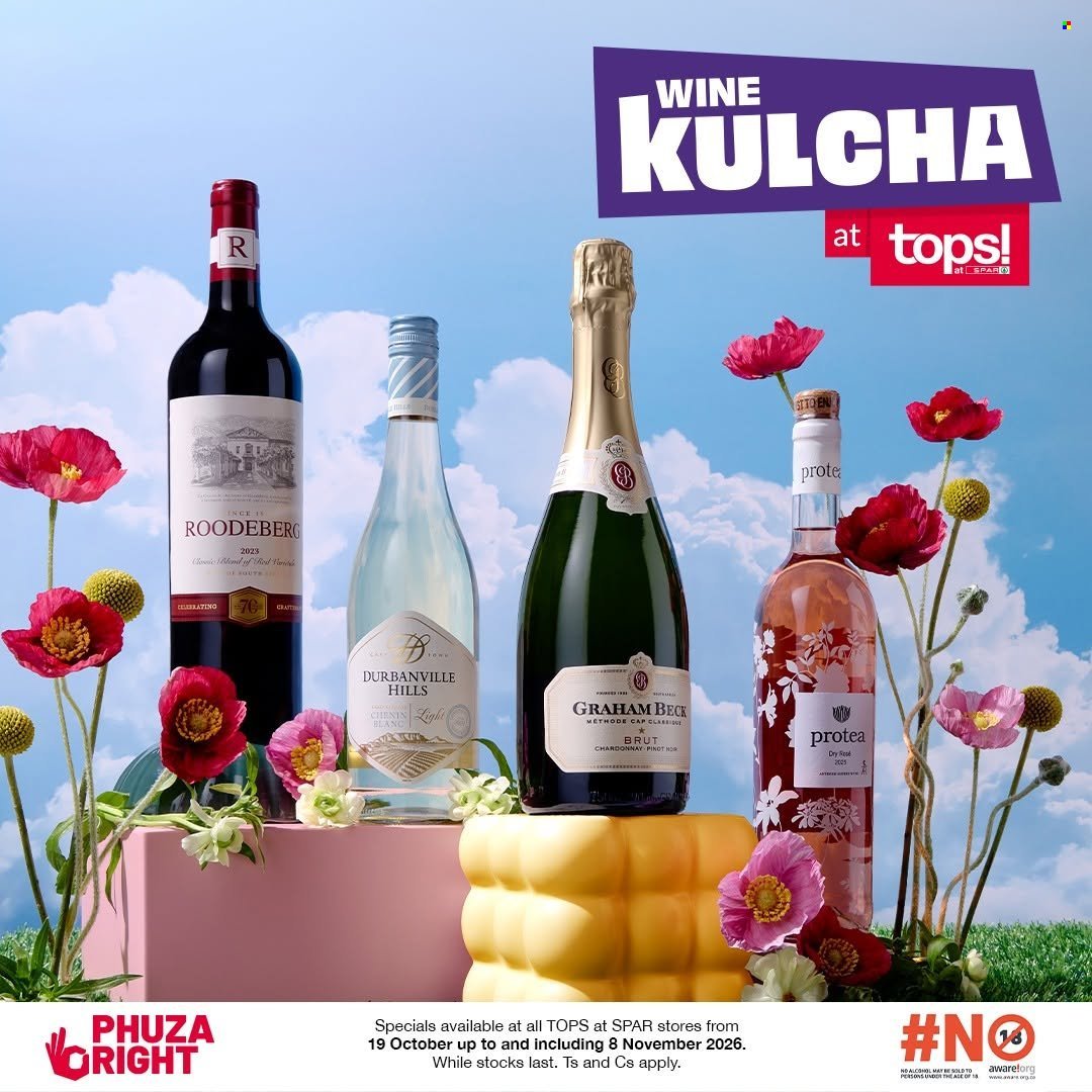 TOPS AT SPAR specials - Good times start with great deals