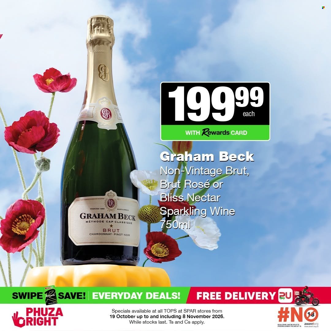 TOPS AT SPAR specials - Good times start with great deals