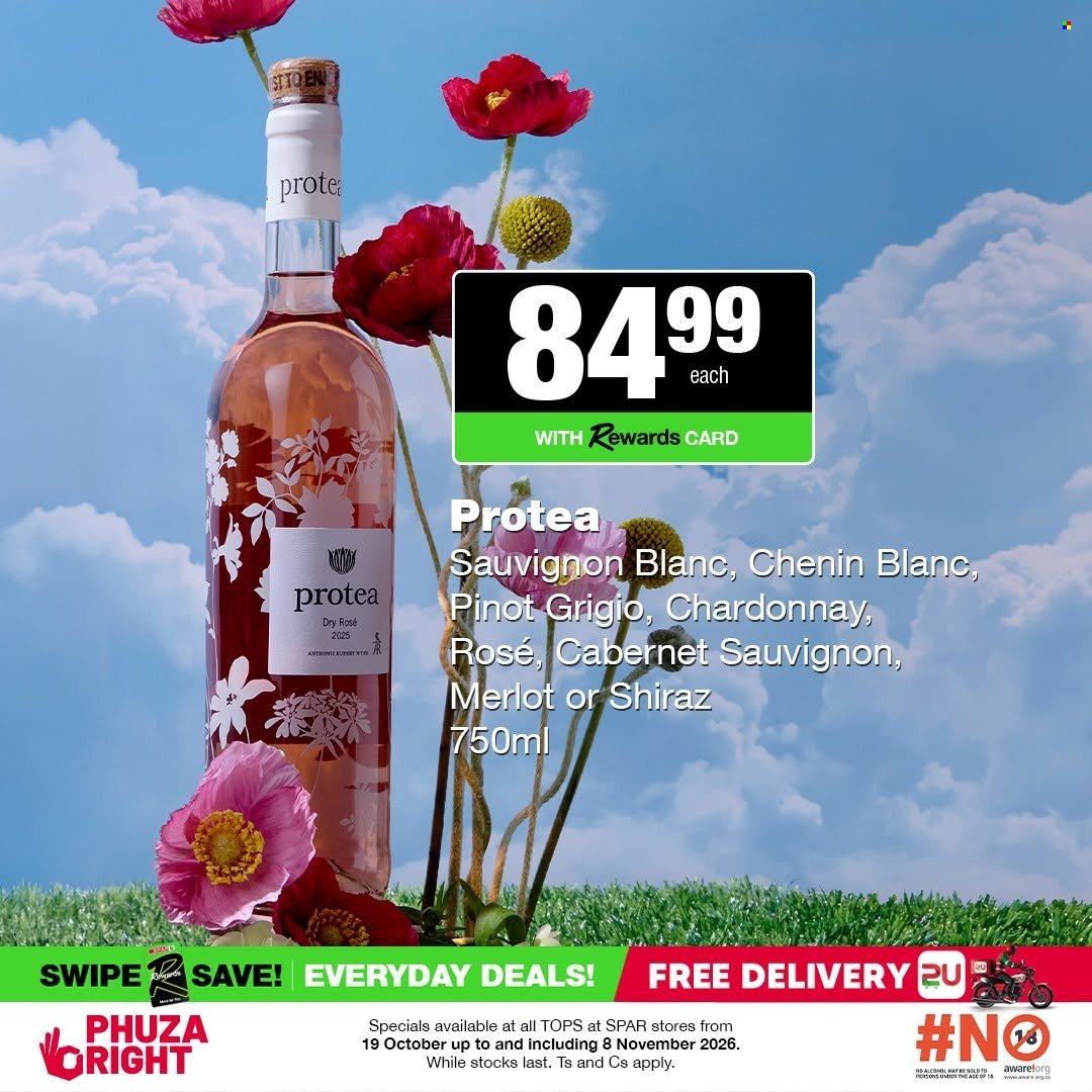 TOPS AT SPAR specials - Good times start with great deals