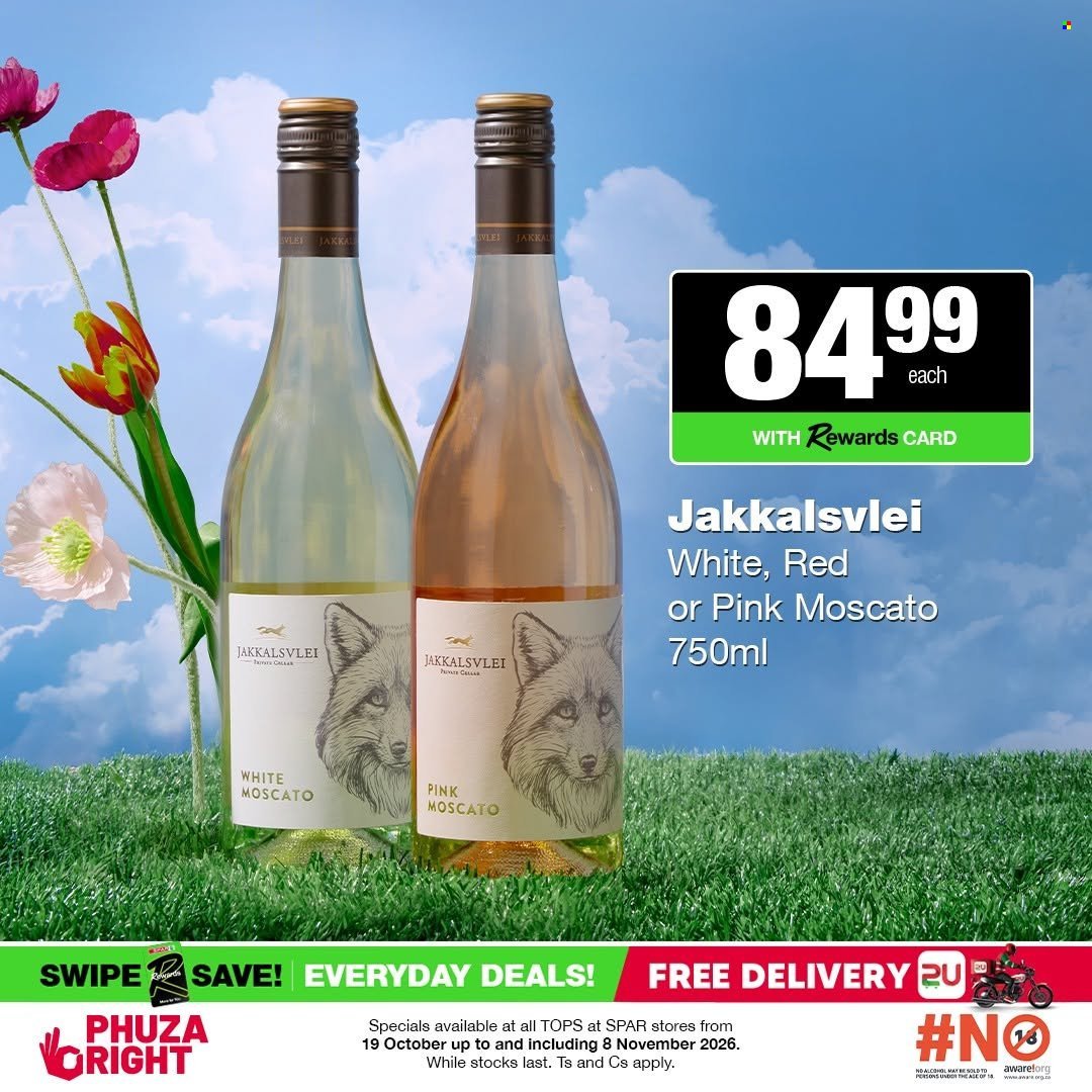 TOPS AT SPAR specials - Good times start with great deals