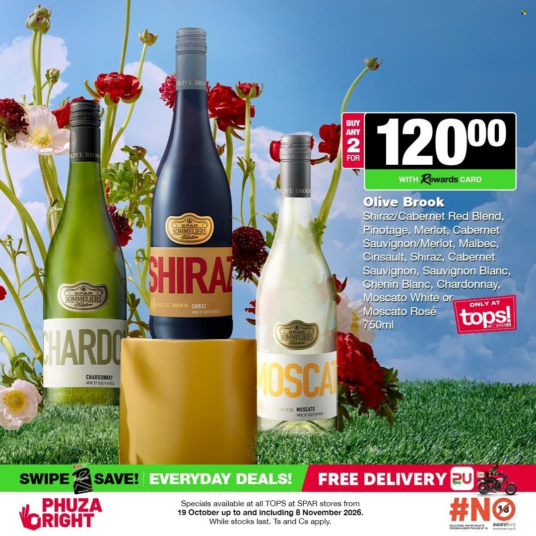TOPS AT SPAR specials - Good times start with great deals
