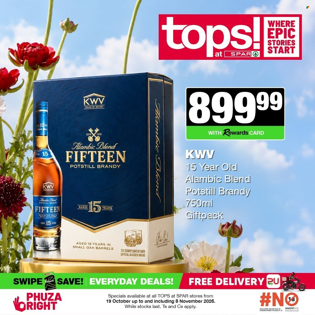 TOPS AT SPAR specials - Good times start with great deals