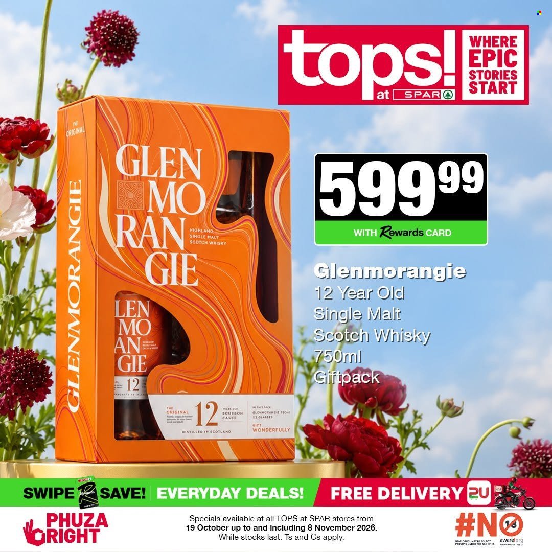 TOPS AT SPAR specials - Good times start with great deals