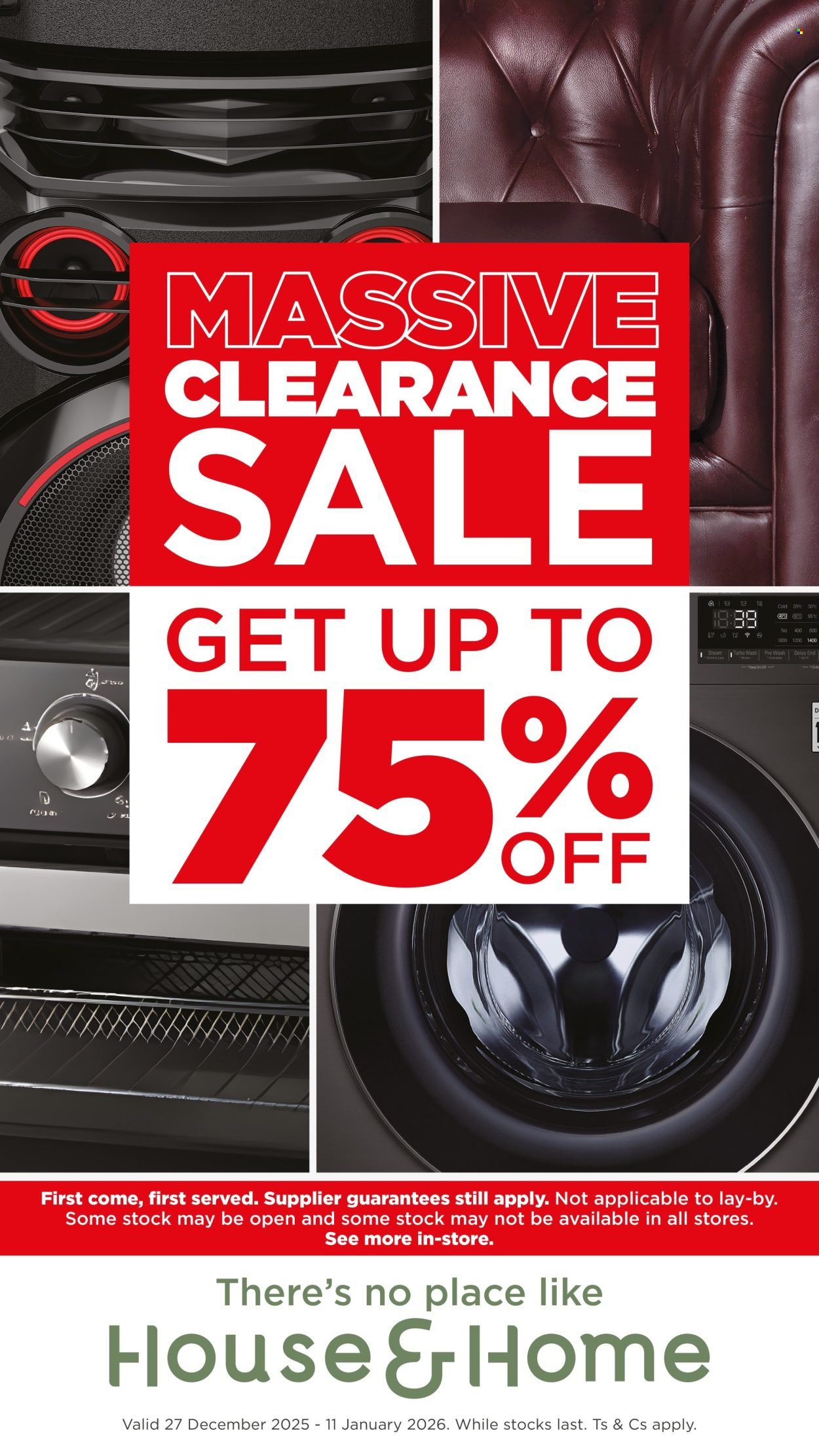 HOUSE & HOME specials - From Saturday 27 Dec 2025 (2025-12-27 - 2026-01-11) | 1