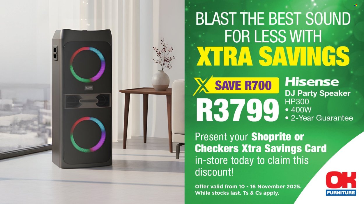 OK FURNITURE specials - From Monday 10 Nov 2025 (2025-11-10 - 2025-11-16) | 1