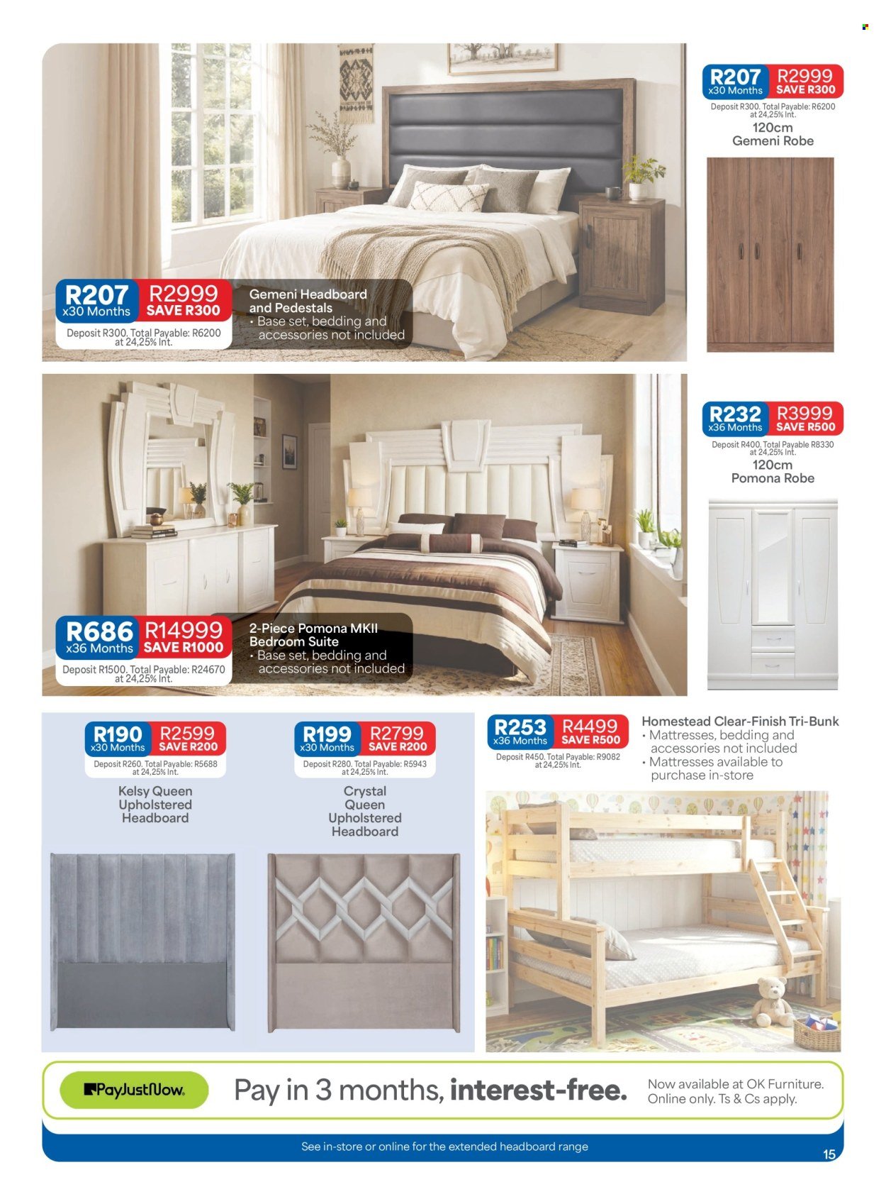 OK FURNITURE specials - From Monday 12 Oct 2026