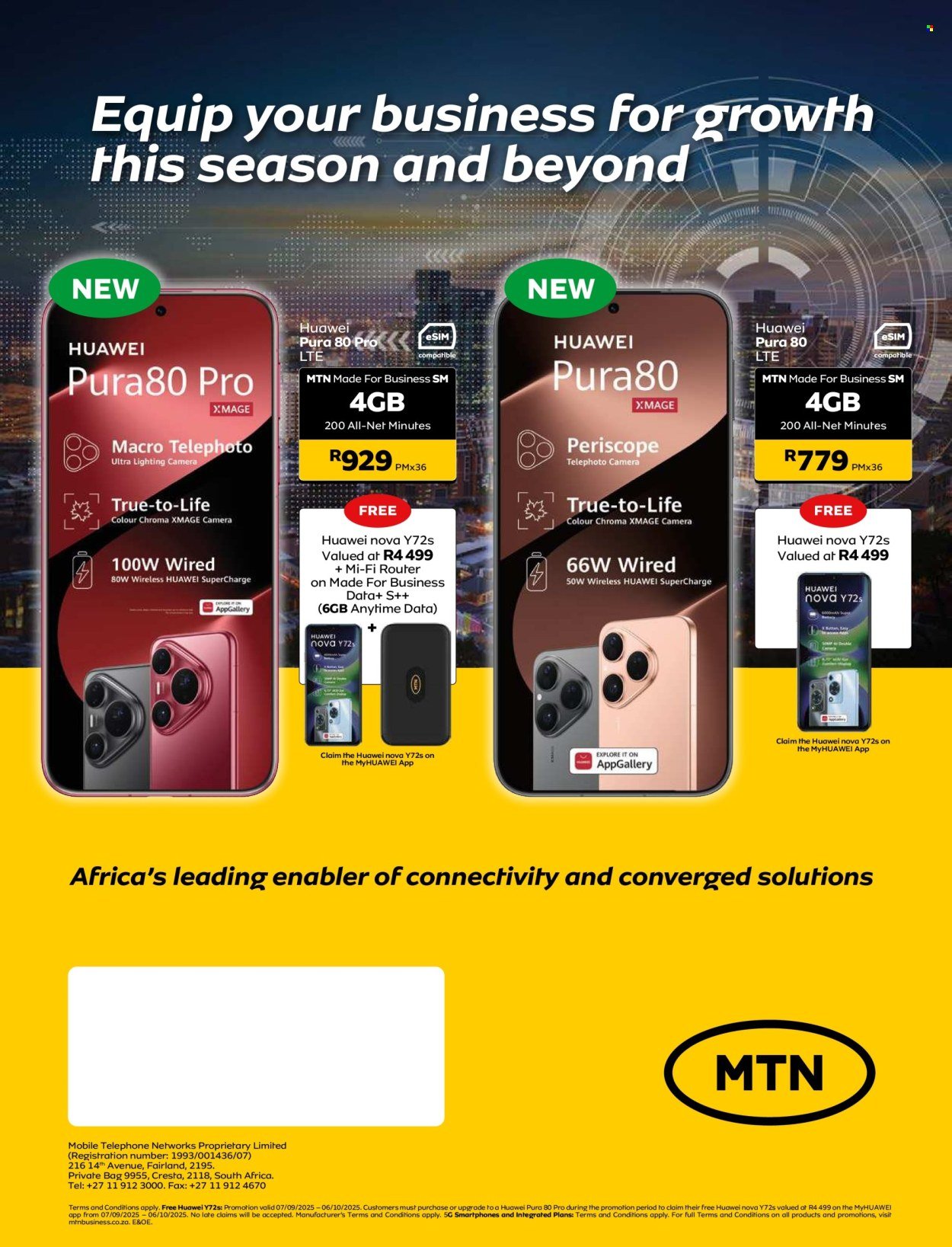 MTN specials - From Sunday 7 Sept 2025 (2025-09-07 - 2025-10-06) | 12