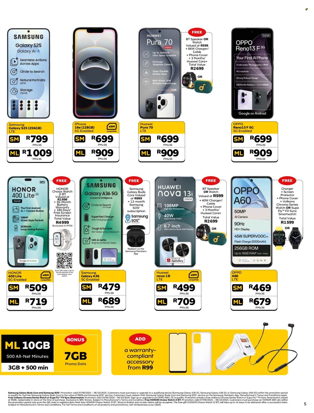 MTN specials - From Sunday 7 Sept 2025 (2025-09-07 - 2025-10-06) | 5
