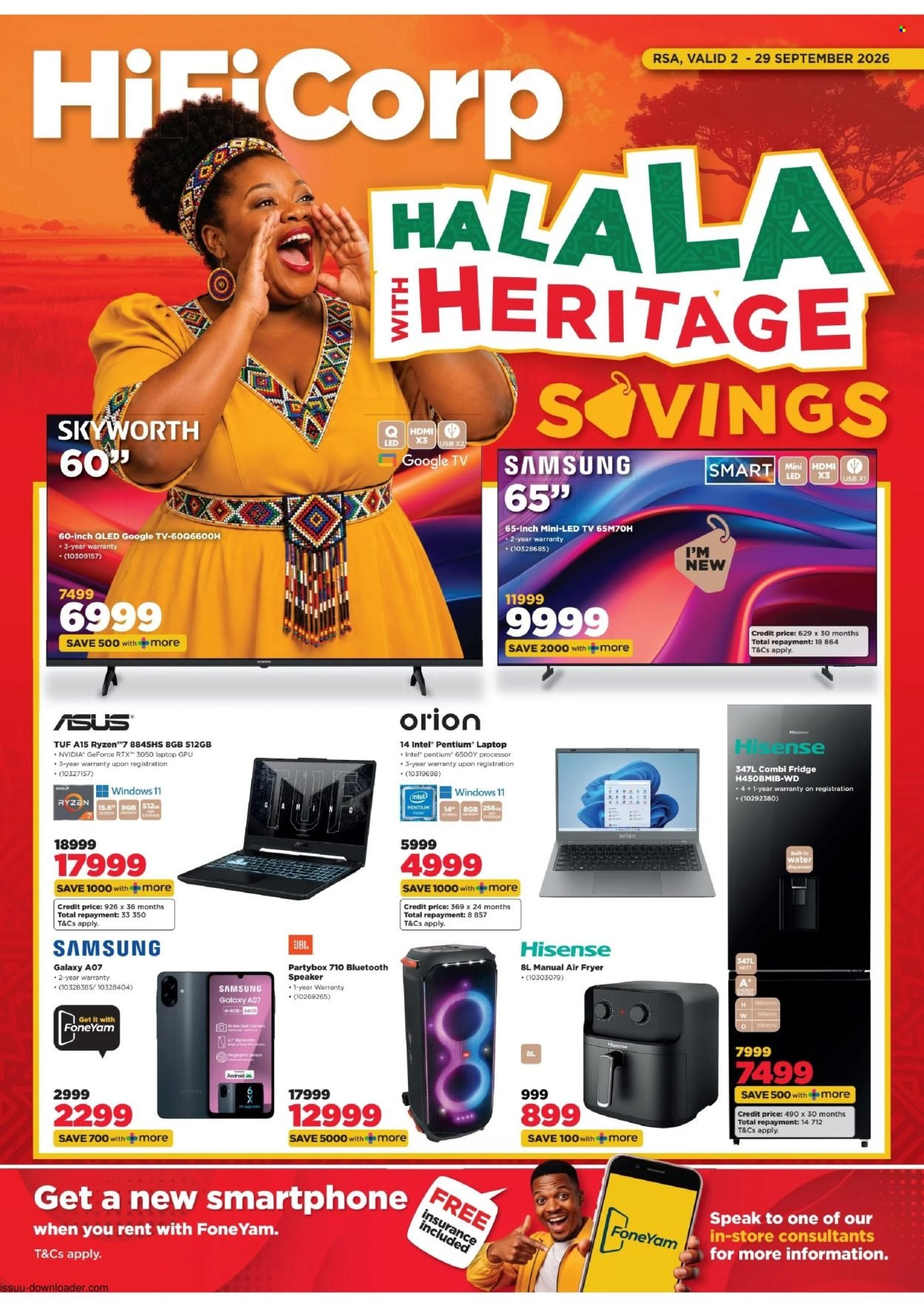 HIFI CORP specials - From Wednesday 2 Sept 2026