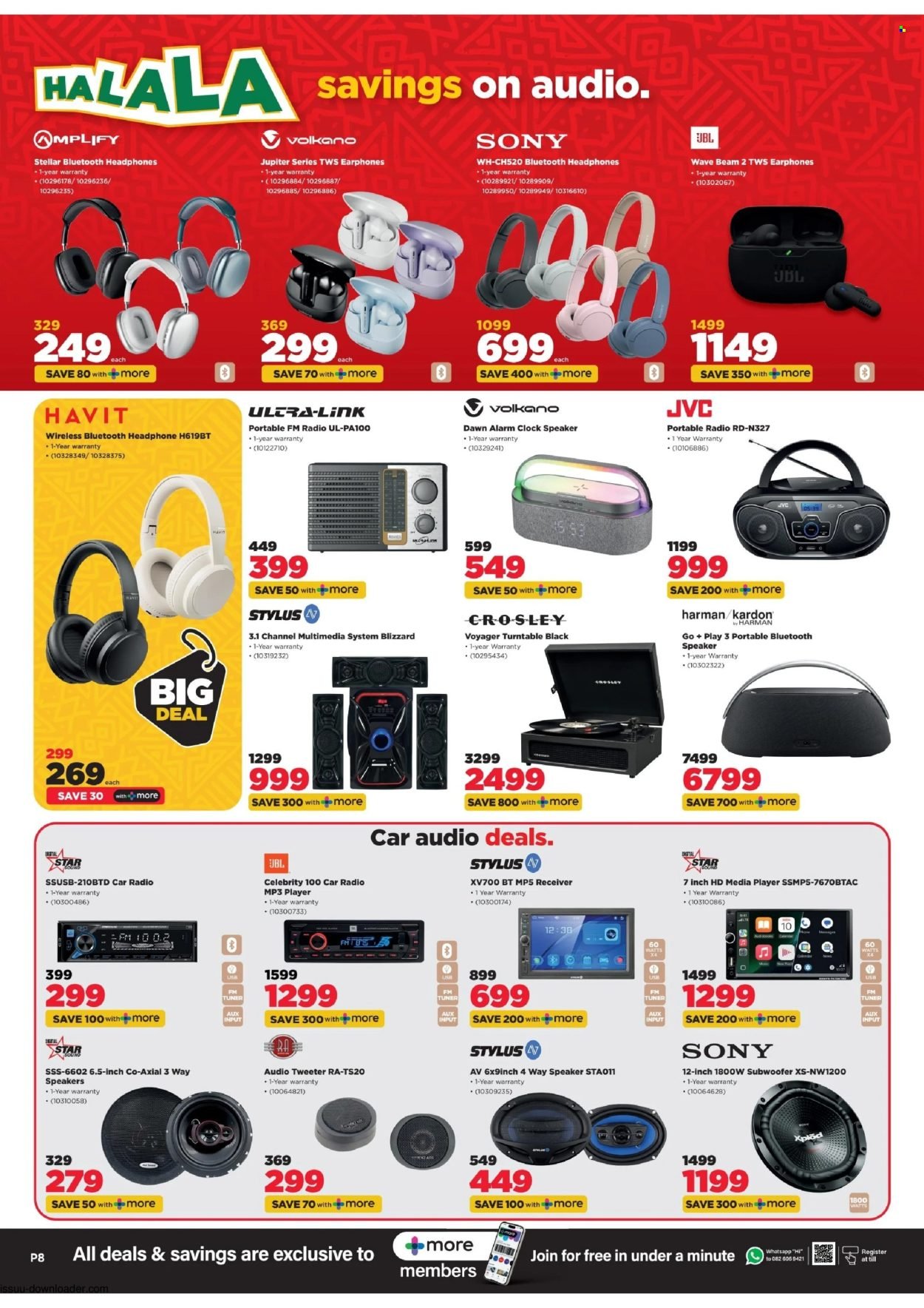 HIFI CORP specials - From Wednesday 2 Sept 2026