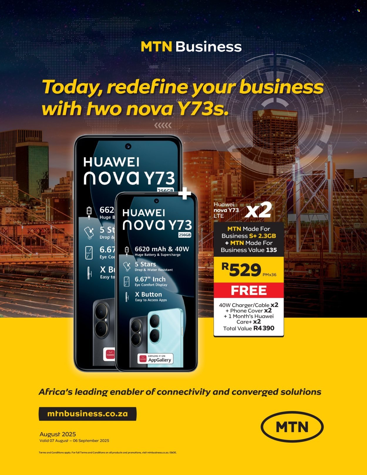 MTN specials - From Thursday 7 Aug 2025 (2025-08-07 - 2025-09-06) | 1