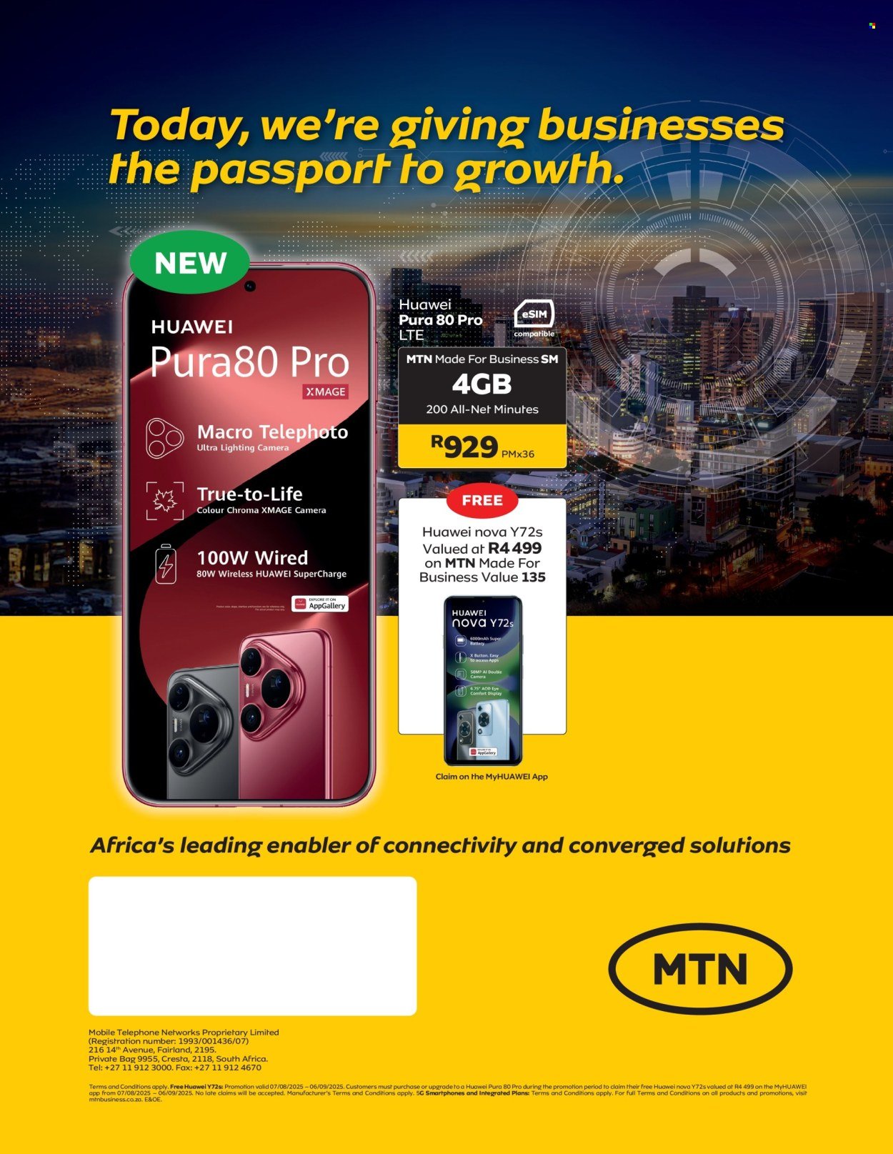 MTN specials - From Thursday 7 Aug 2025 (2025-08-07 - 2025-09-06) | 12