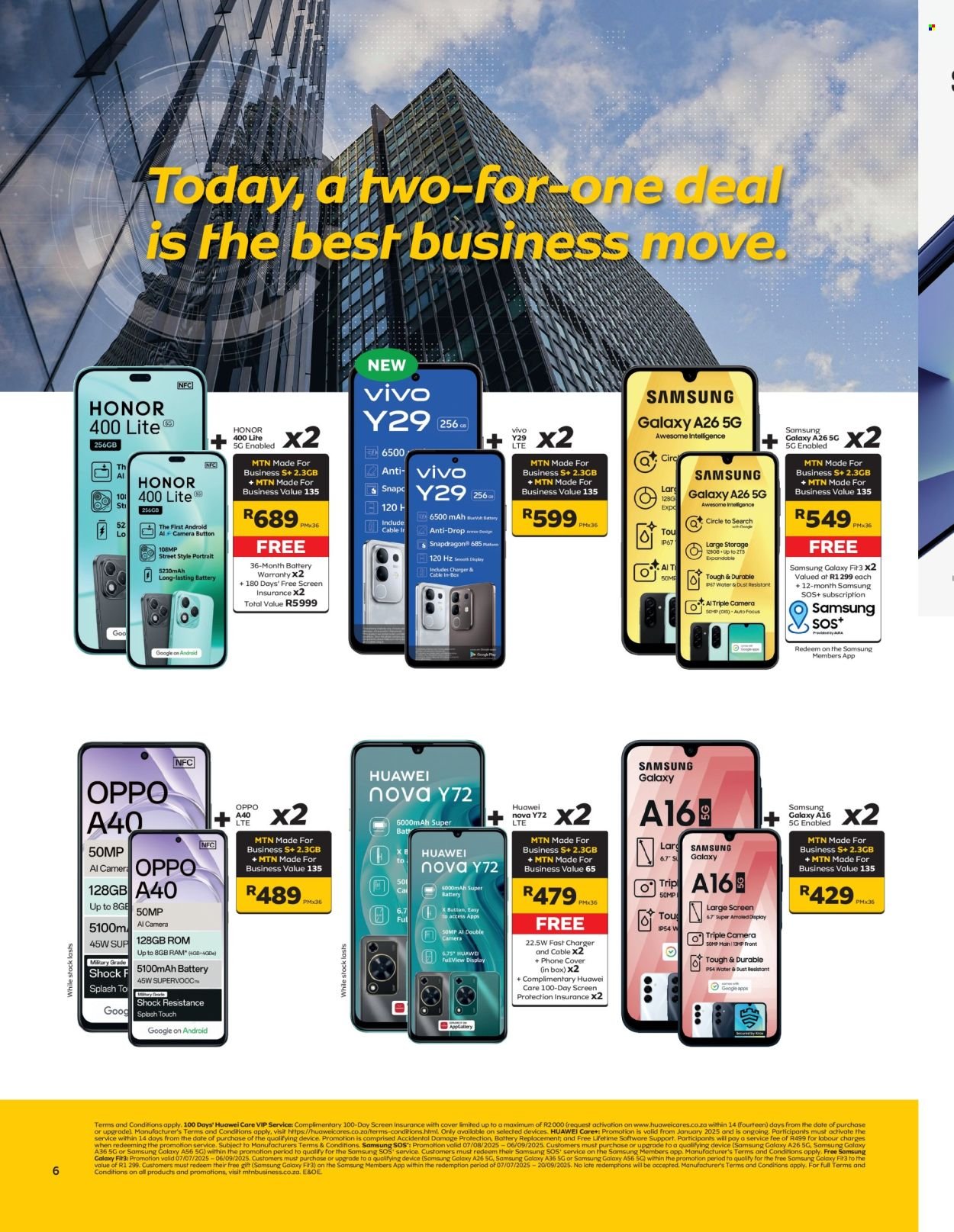 MTN specials - From Thursday 7 Aug 2025 (2025-08-07 - 2025-09-06) | 6