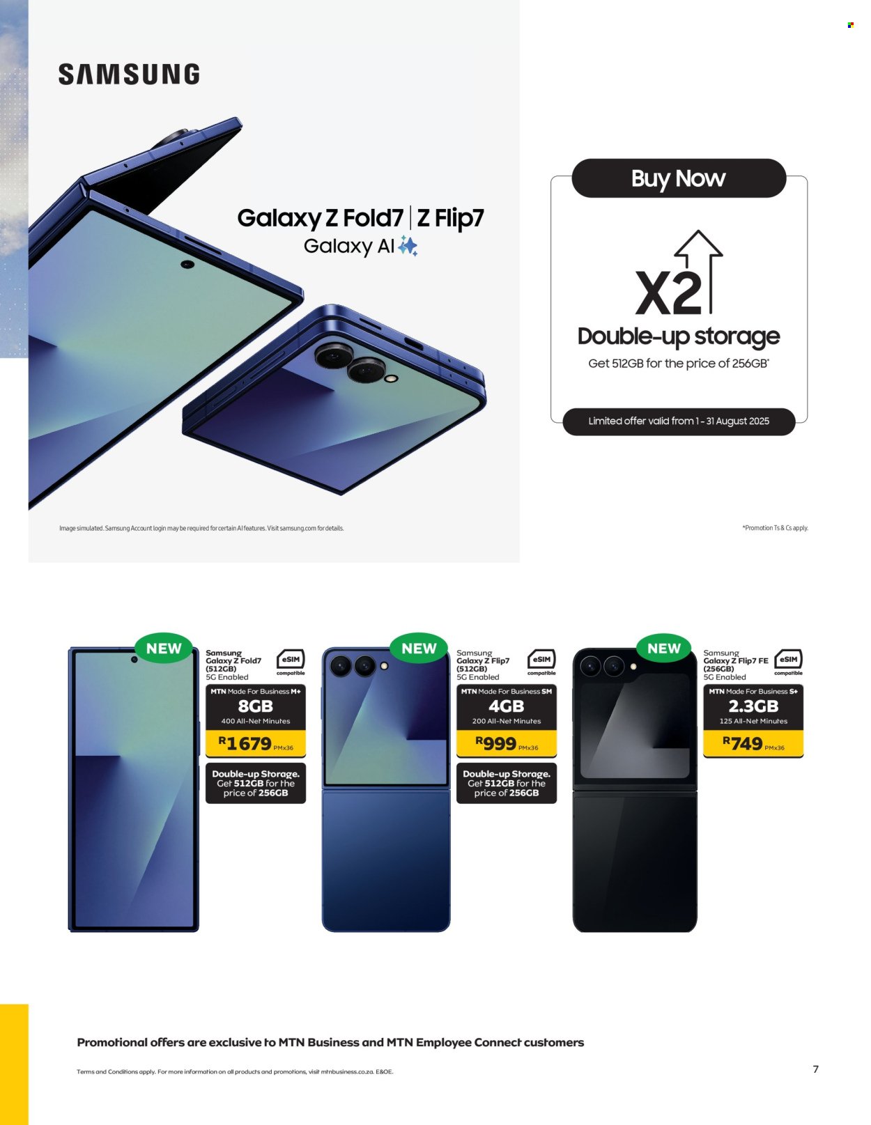 MTN specials - From Thursday 7 Aug 2025 (2025-08-07 - 2025-09-06) | 7