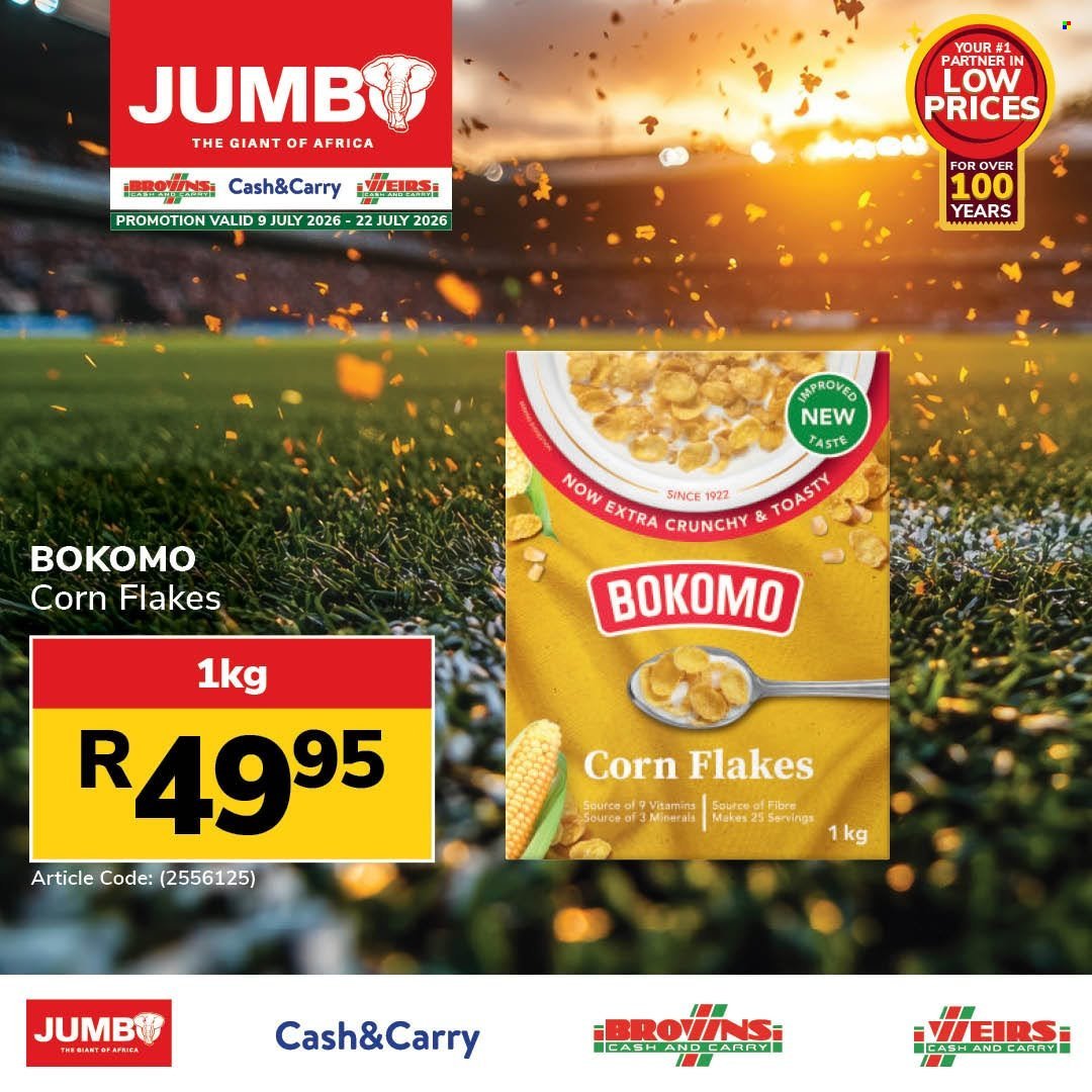 JUMBO CASH & CARRY specials - From Thursday 9 Jul 2026