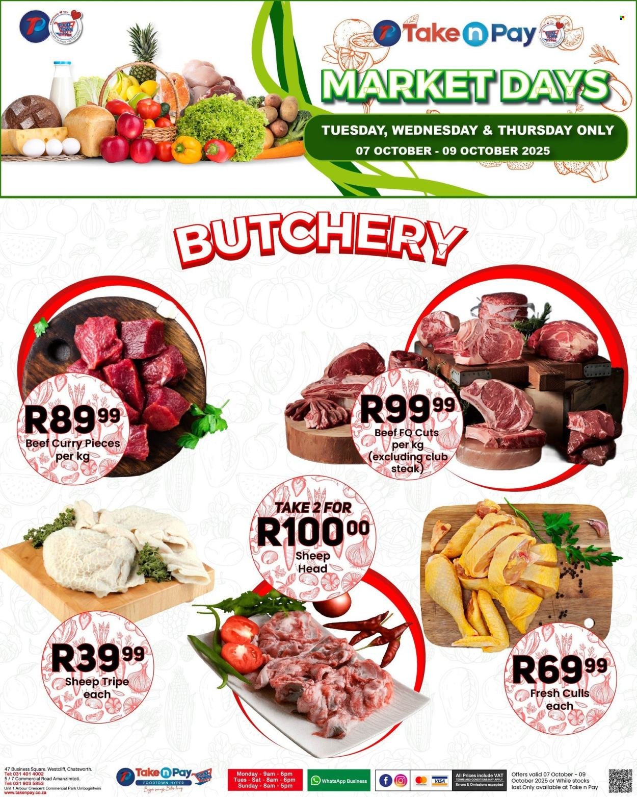 TAKE N PAY specials - From Tuesday 7 Oct 2025 (2025-10-07 - 2025-10-09) | 8