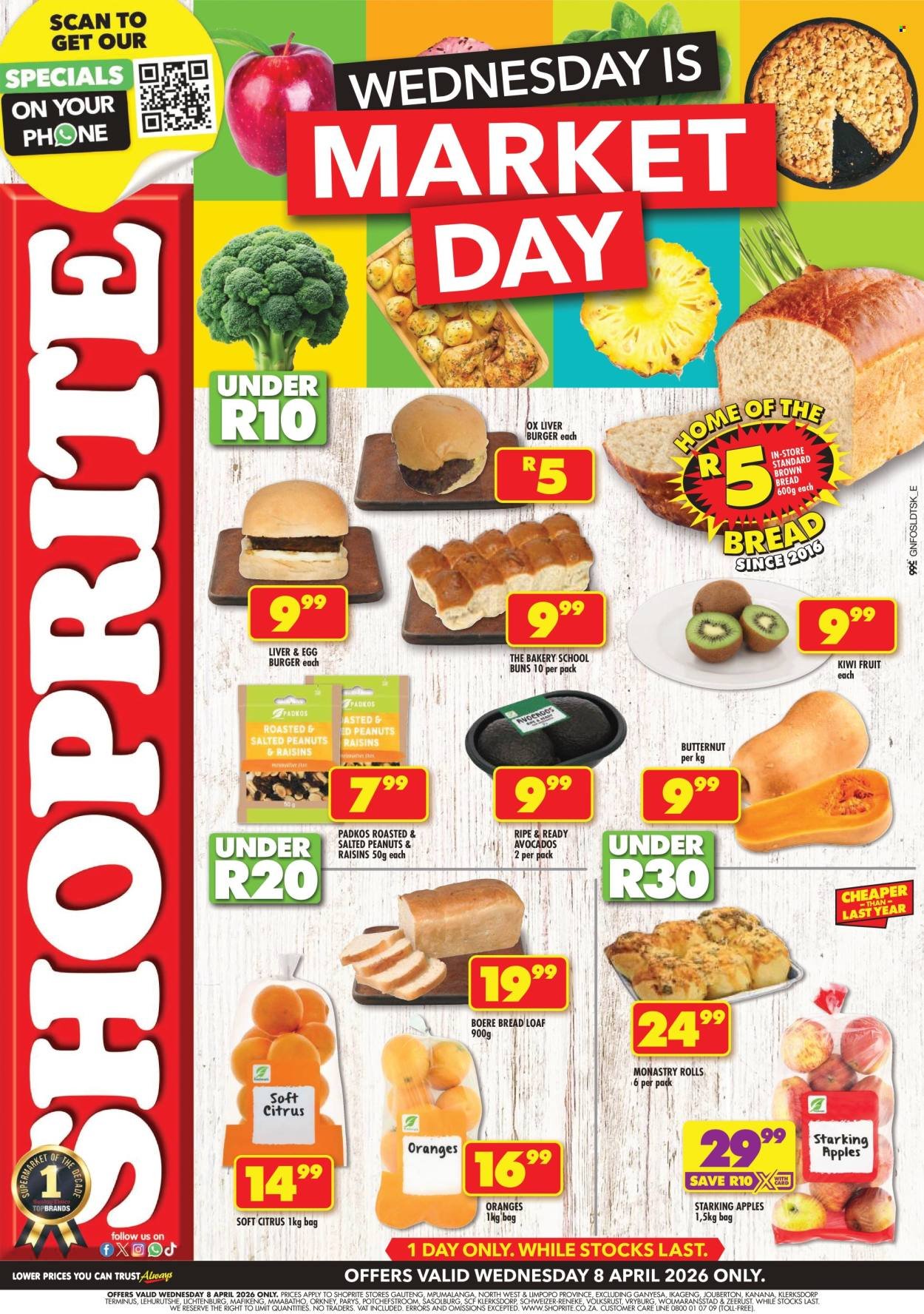 SHOPRITE specials - Market Day Deals (2026-04-08 - 2026-04-08) | 1