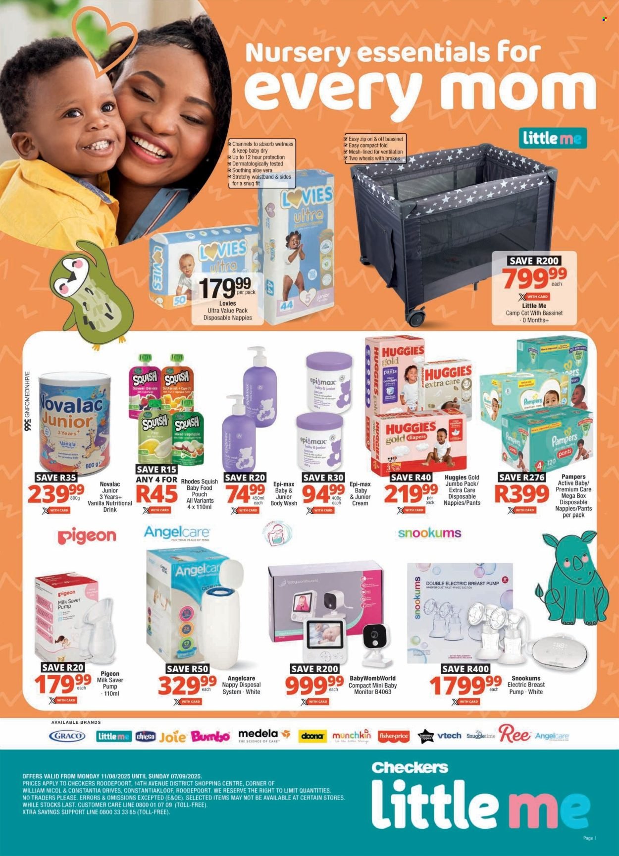 CHECKERS specials - Little Me August Promotion (2025-08-11 - 2025-09-07) | 1
