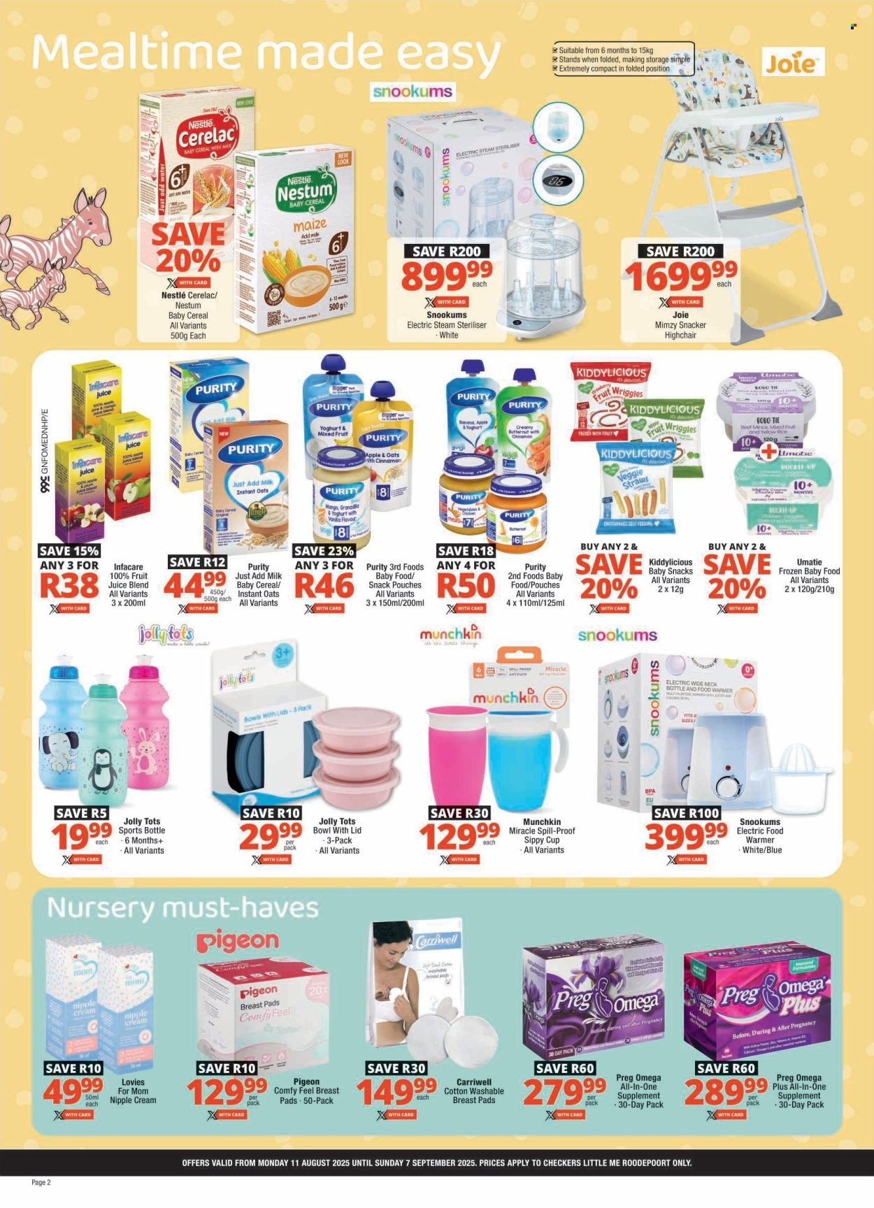 CHECKERS specials - Little Me August Promotion (2025-08-11 - 2025-09-07) | 2