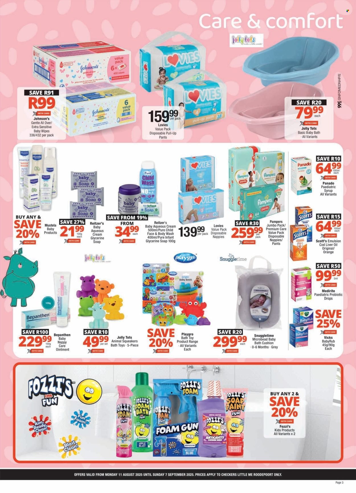 CHECKERS specials - Little Me August Promotion (2025-08-11 - 2025-09-07) | 3