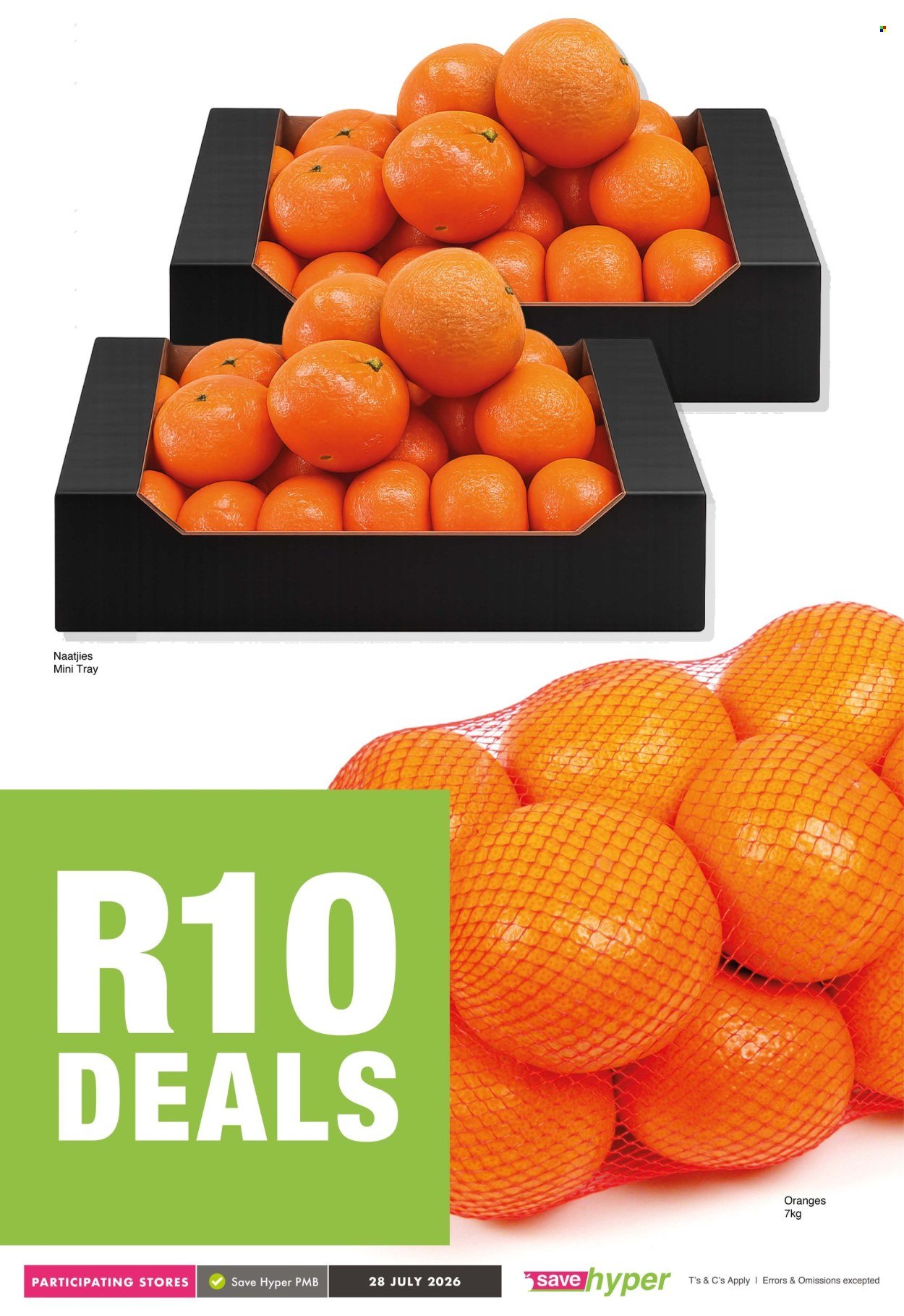SAVE specials - From Tuesday 28 Jul 2026