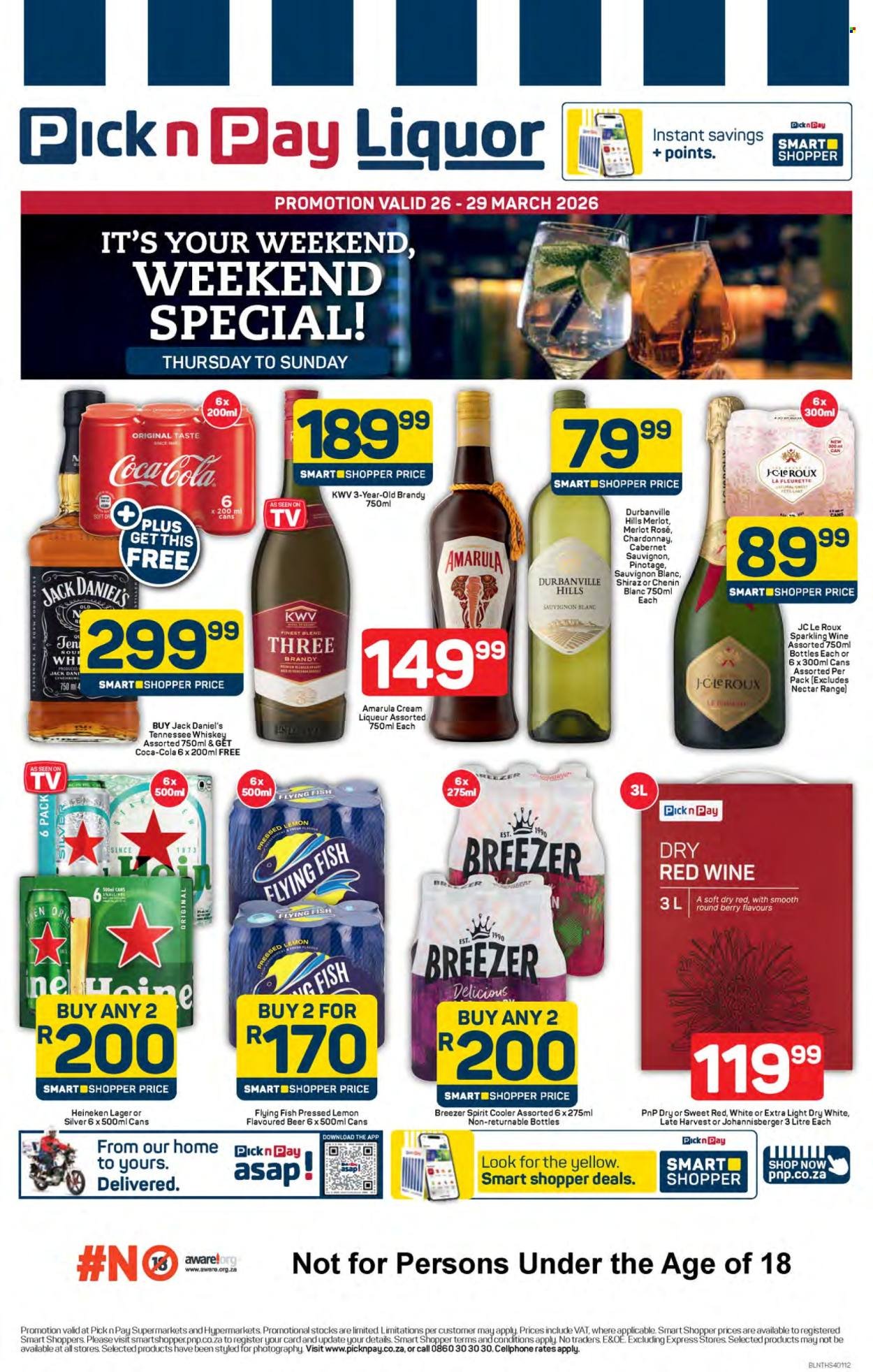 PICK N PAY specials - Liquor Weekend Specials (2026-03-26 - 2026-03-29) | 1