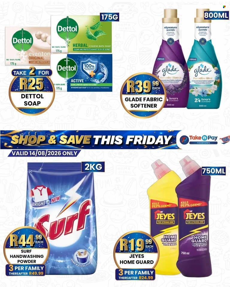 TAKE N PAY specials - From Friday 14 Aug 2026