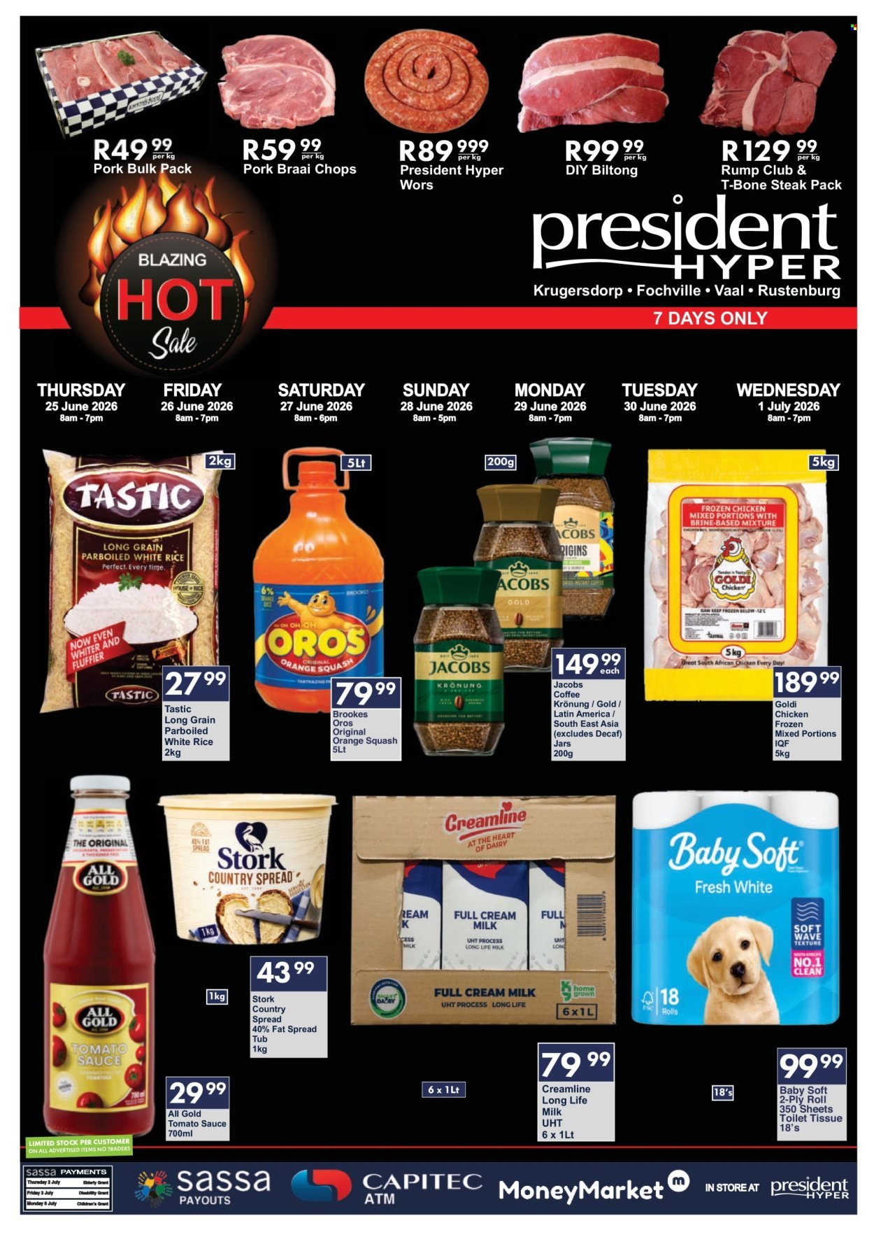 PRESIDENT HYPER specials - Blazing Hot Sale