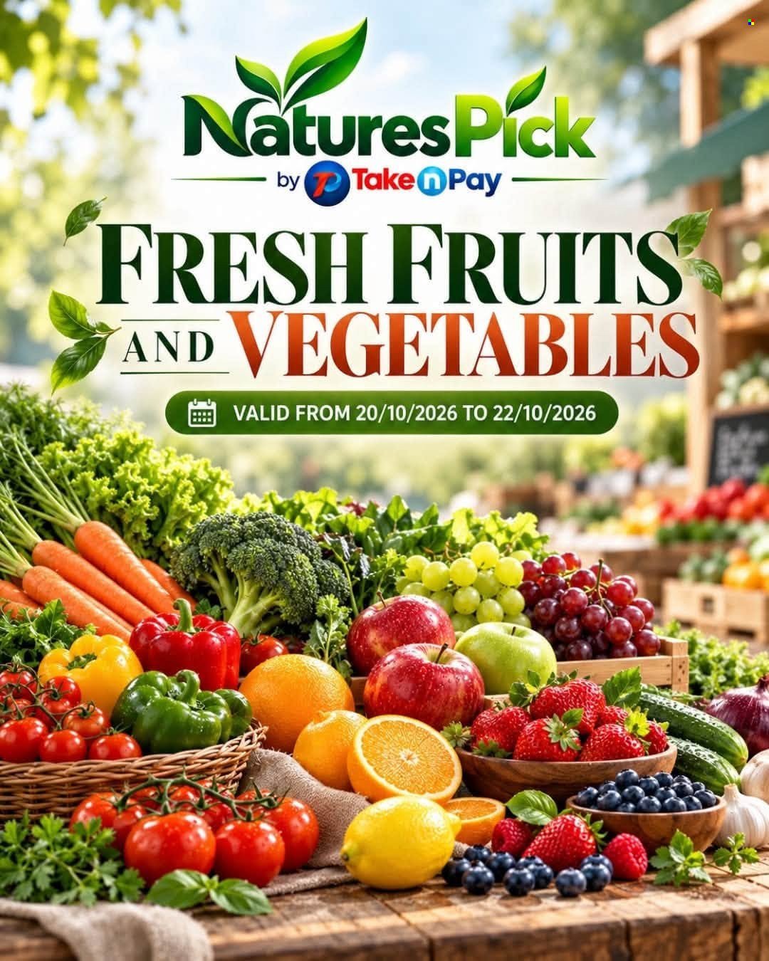 TAKE N PAY specials - From Tuesday 20 Oct 2026