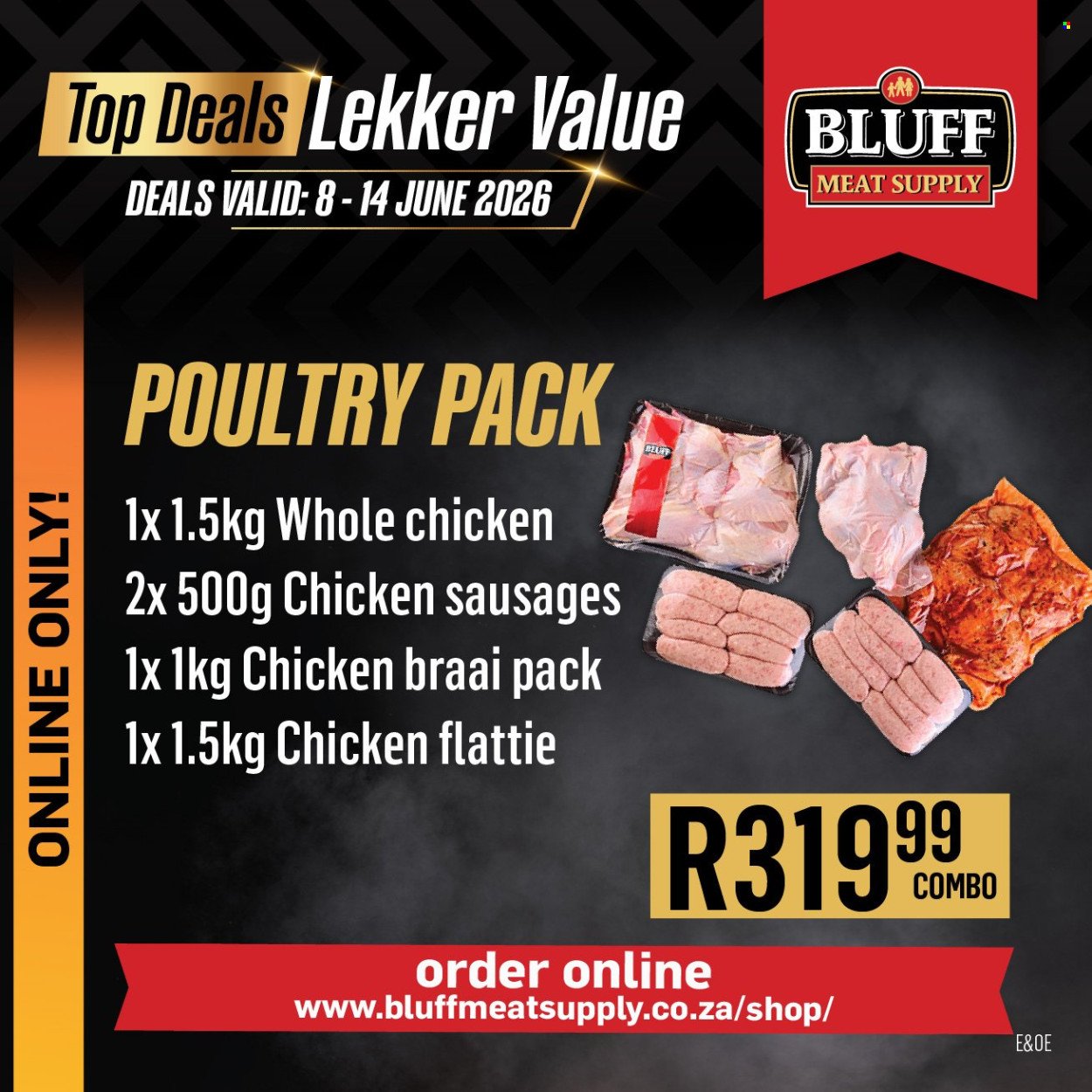 BLUFF MEAT SUPPLY specials - From Monday 8 Jun 2026