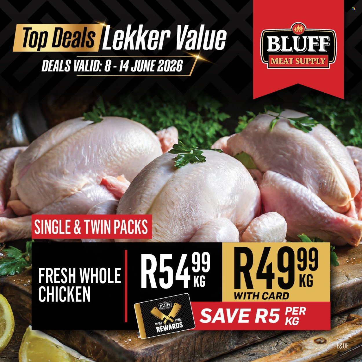 BLUFF MEAT SUPPLY specials - From Monday 8 Jun 2026