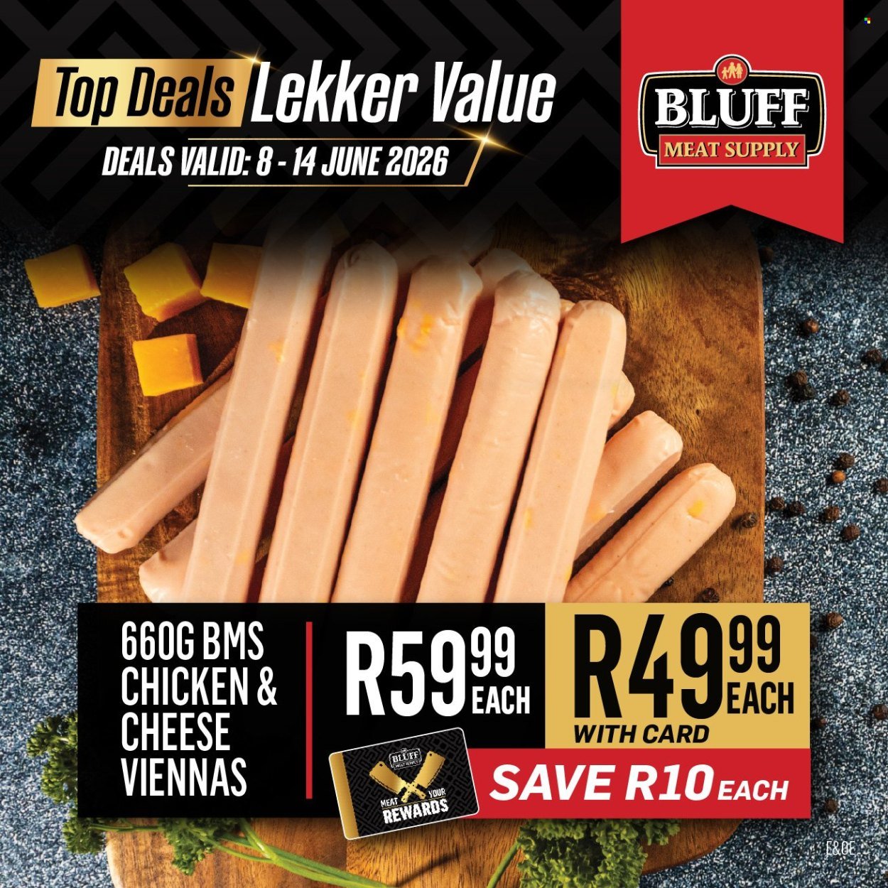 BLUFF MEAT SUPPLY specials - From Monday 8 Jun 2026