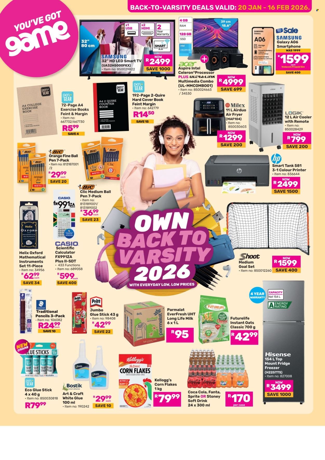 GAME specials - Back To Varsity (2026-01-20 - 2026-02-16) | 1