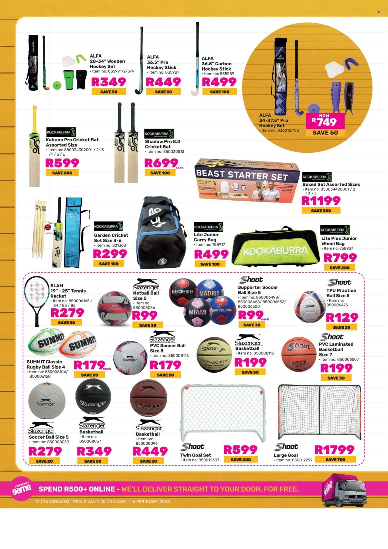 GAME specials - Back To Varsity (2026-01-20 - 2026-02-16) | 12