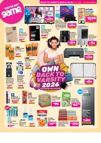 GAME specials - Back To Varsity (2026-01-20 - 2026-02-16)