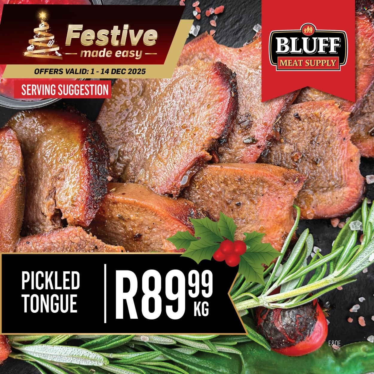 BLUFF MEAT SUPPLY specials - From Monday 1 Dec 2025 (2025-12-01 - 2025-12-14) | 9