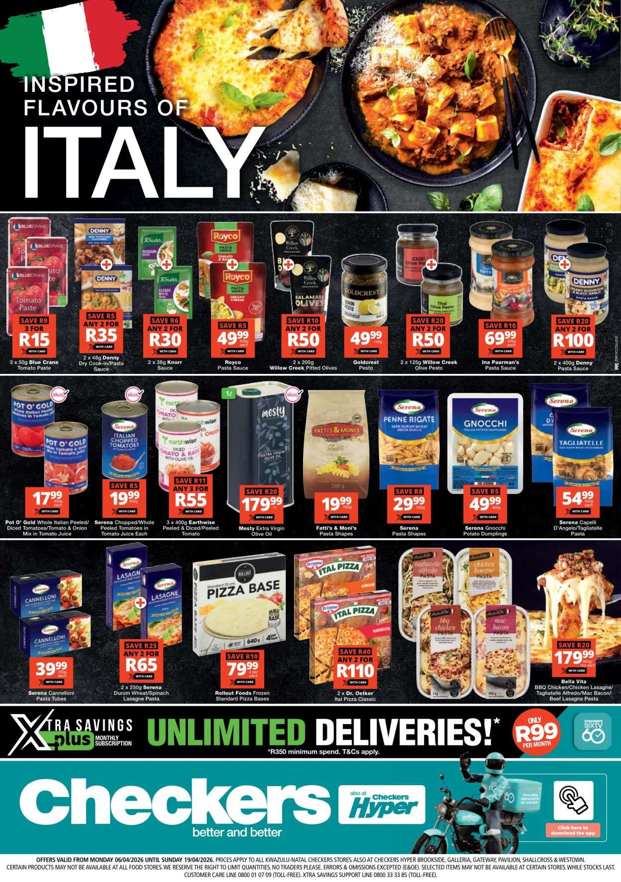 CHECKERS specials - Flavours of Italy (2026-04-07 - 2026-04-19) | 1
