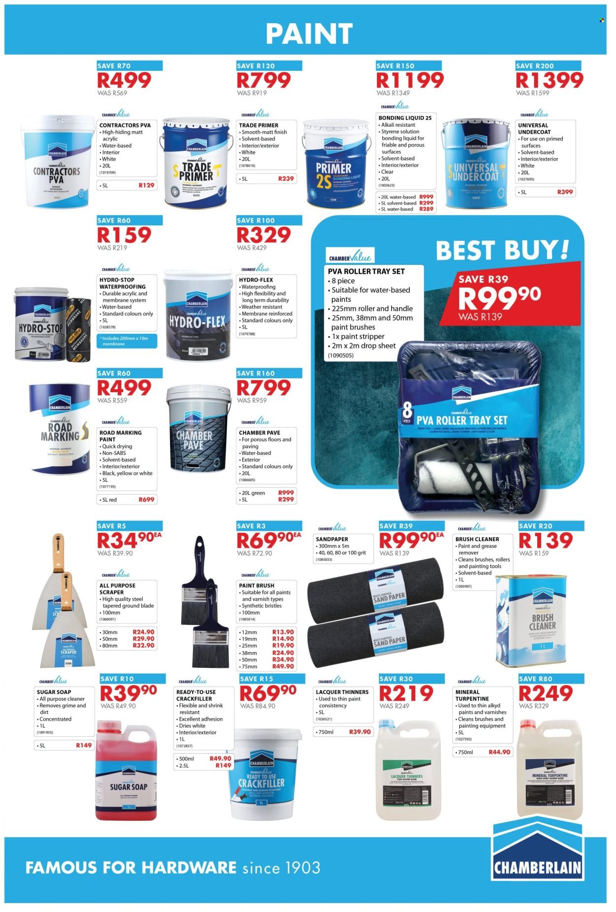CHAMBERLAIN specials - From Monday 20 Jul 2026